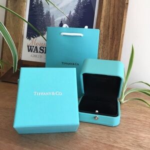 Tiffany & Co. Blue Jewelry Box Set